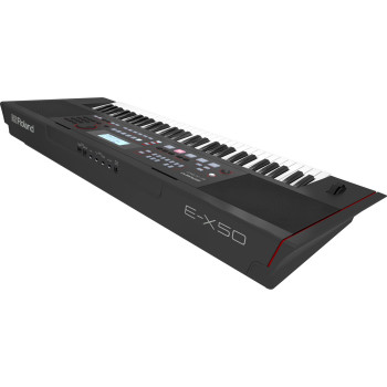 ROLAND E-X50 entertainment keyboard avec professional roland sounds auto-accompaniment features & bluetooth®