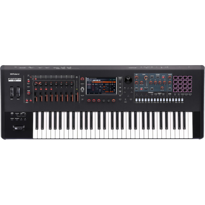 ROLAND FANTOM-6-EX workstation synthesizer fantom-06 avec model expansions
