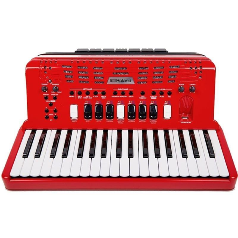 ROLAND FR-4X RD  v-accordion (red avec keys)