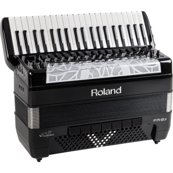ROLAND FR-8X BK v-accordion w / dynamic bellow behaviour (black avec keys)