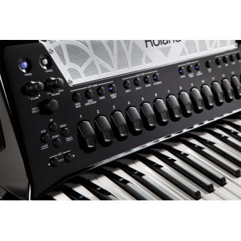 ROLAND FR-8X BK v-accordion w / dynamic bellow behaviour (black avec keys)