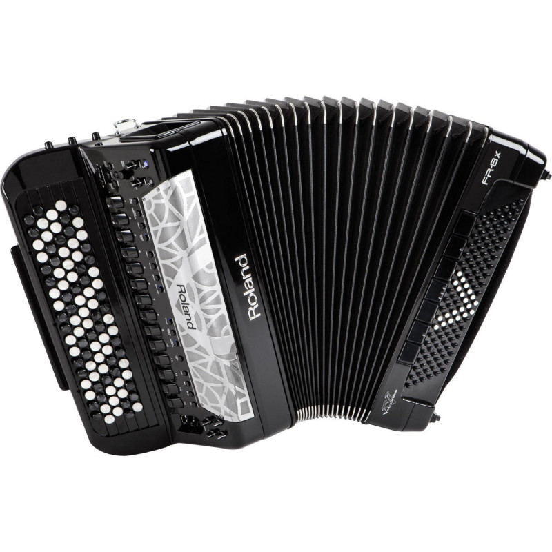 ROLAND FR-8XB BK v-accordion w / dynamic bellow behaviour (black avec buttons)