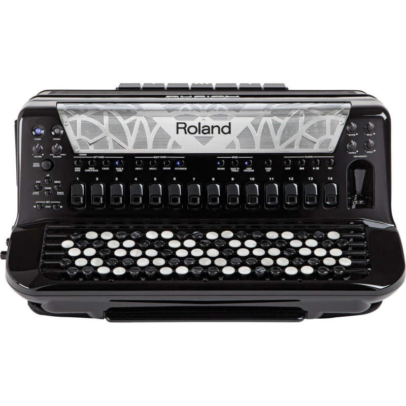 ROLAND FR-8XB BK v-accordion w / dynamic bellow behaviour (black avec buttons)