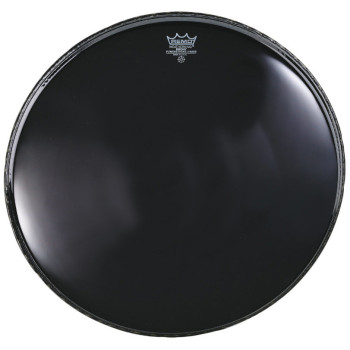 REMO P3-1018-ES peau powerstroke 3 ebony 18 + renfort pour grosse caisse