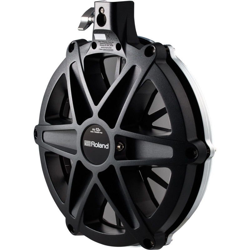 ROLAND PD-12P next-generation 12-inch roland v-pad avec a premium build and acoustic-style aesthetics