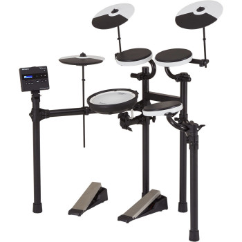 ROLAND TD-02KV compact entry-level drum kit avec bluetooth compatibility a mesh snare and wider versatile drum stand