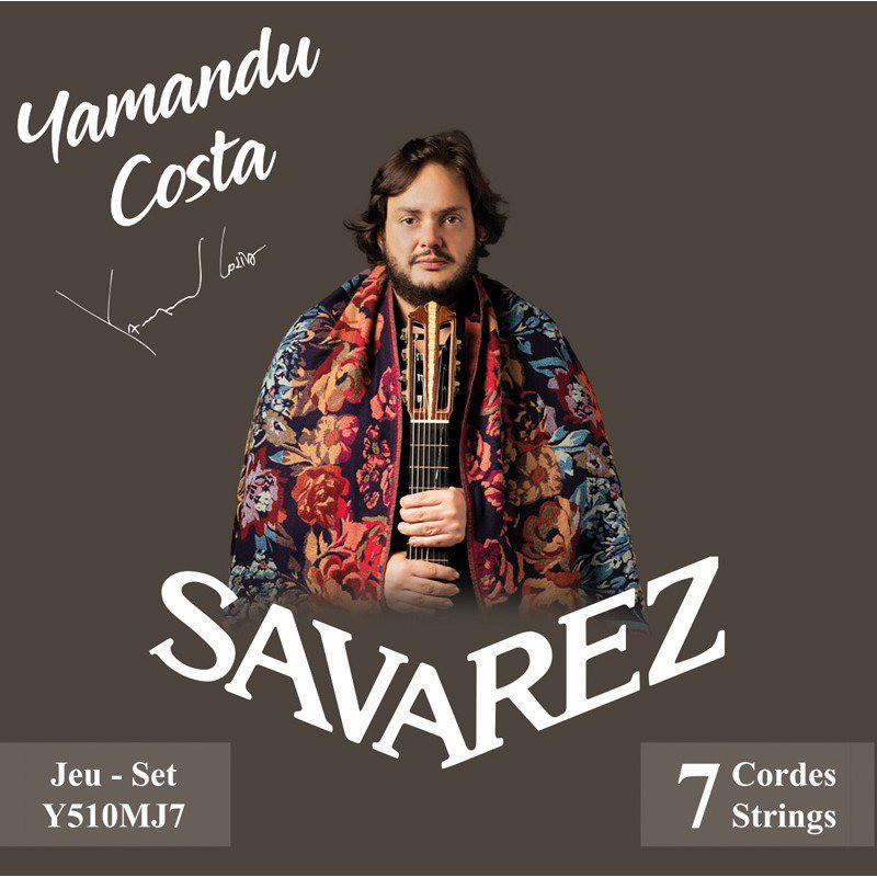 SAVAREZ Y510MJ7 jeu guitare 7 cordes signature yamandu costa