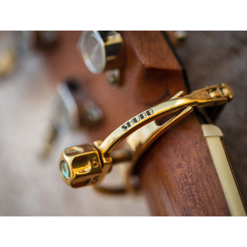 SHUBB Capodastre Fine Tune Royale Acoustique/Western Gold