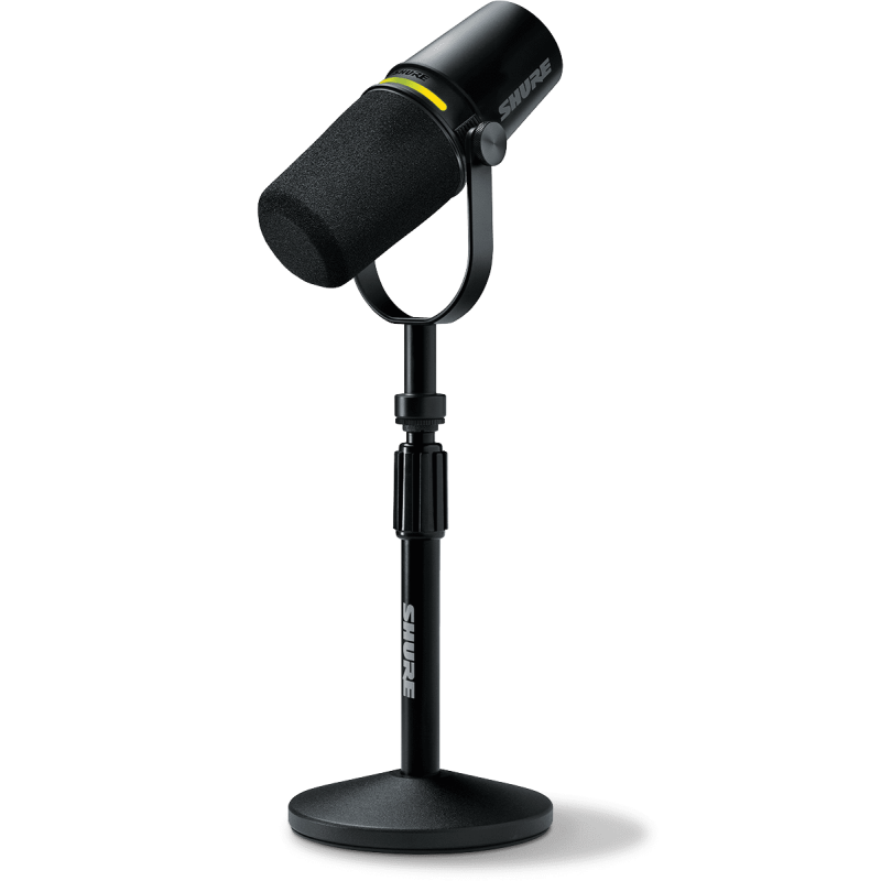 SHURE MV7+-K-BNDL bundle mv7+ noir avec stand de table