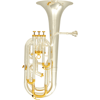SML PARIS BA910S saxhorn baryton débutant 3+1 pistons plaqué argent ba910s