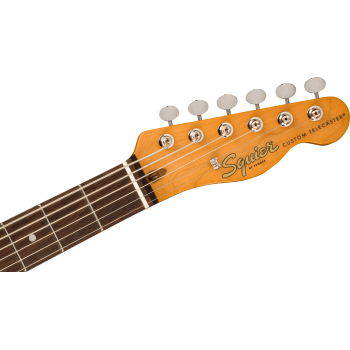 SQUIER Classic Vibe Baritone Custom Telecaster touche Laurier Parchment Pickguard Purple Sparkle