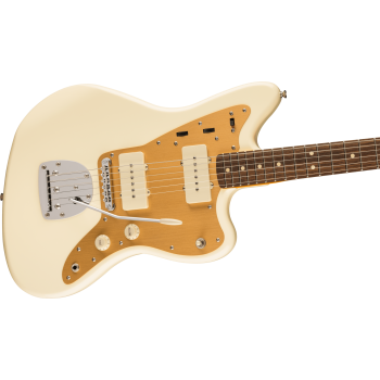 SQUIER J Mascis Jazzmaster Laurel Fingerboard Gold Anodized Pickguard Vintage White