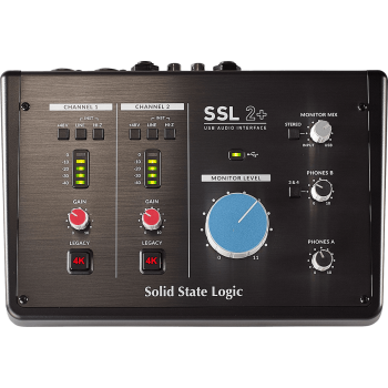 SSL SSL2+ interface audio usb-c 2 entrées 4 sorties