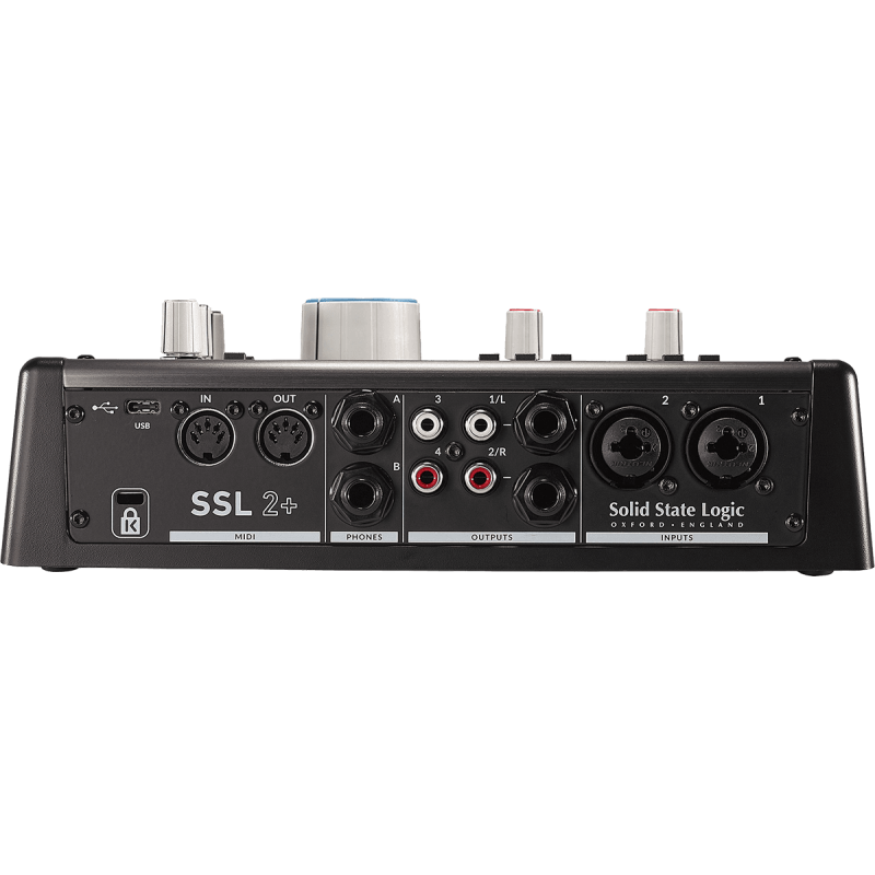 SSL SSL2+ interface audio usb-c 2 entrées 4 sorties