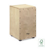 STAGG CAJ-50M-N cajón de taille standard en bouleau avec plaque de frappe de couleur naturelle