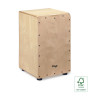 STAGG CAJ-50M-N cajón de taille standard en bouleau avec plaque de frappe de couleur naturelle