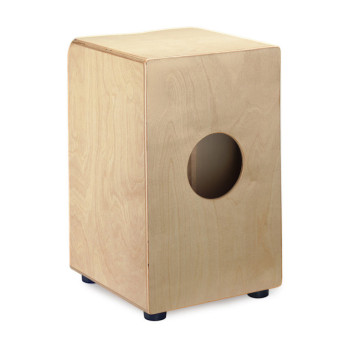 STAGG CAJ-50M-RD cajón de taille standard en bouleau avec plaque de frappe rouge
