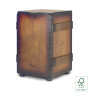 STAGG CAJ-CRATE-SBB cajón crate de taille standard avec plaque de frappe sunburst brun