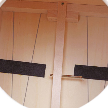 STAGG CAJ-KID-N cajón pour enfant avec dossier easygo en tilleul plaque de frappe de couleur naturelle