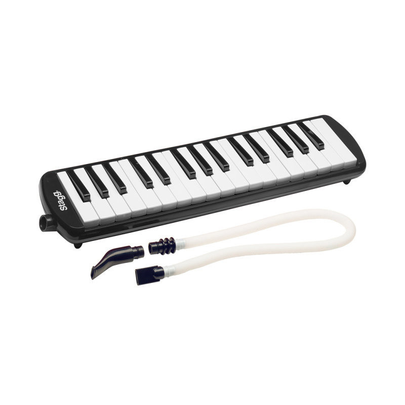 STAGG MELOSTA32 BK mélodica noir en plastique 32 touches housse noire