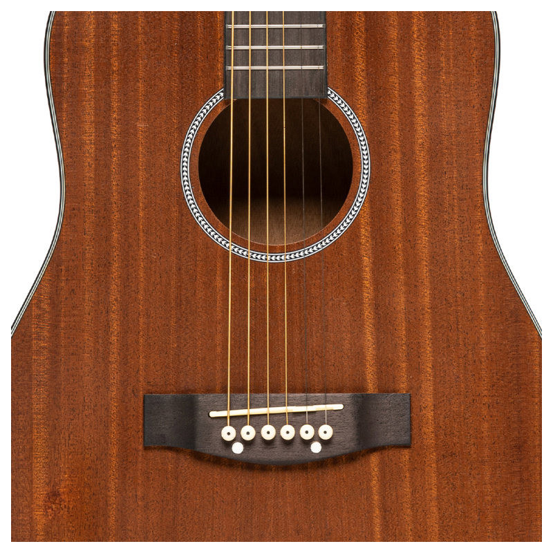 STAGG SA25 MAH TRAVEL guitare acoustique de voyage dreadnought