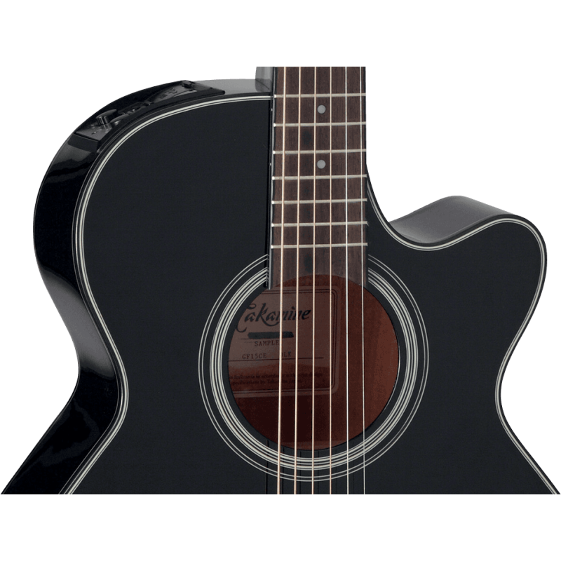 TAKAMINE GF15CEBLK gf15ce-blk black