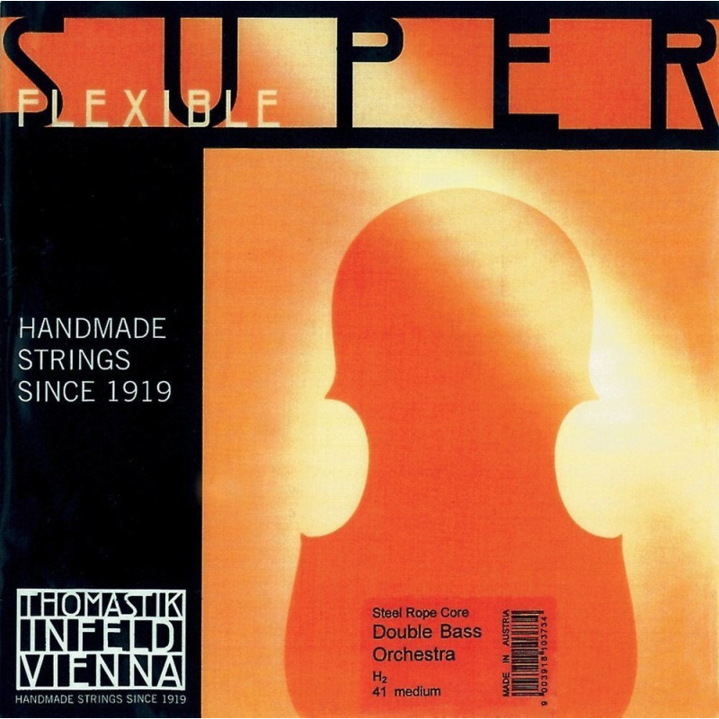 THOMASTIK-INFELD Corde Contrebasse Superflexible Noyau corde Jeu 4 cordes