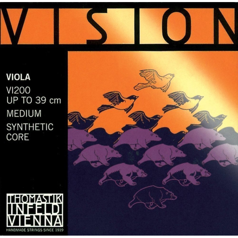 THOMASTIK-INFELD Cordes Alto Vision Noyau synthétique Moyen
