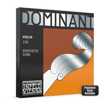 THOMASTIK-INFELD Cordes Violon Dominant Noyau plein nylon MI alu, Fort 4/4