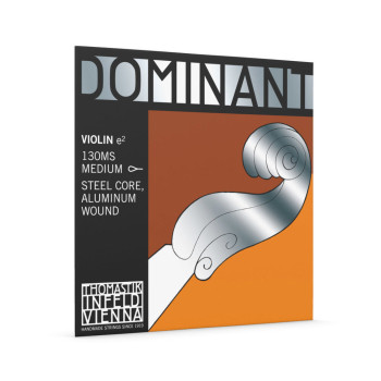 THOMASTIK-INFELD Cordes Violon Dominant Noyau plein nylon MI alu, Moyen 4/4