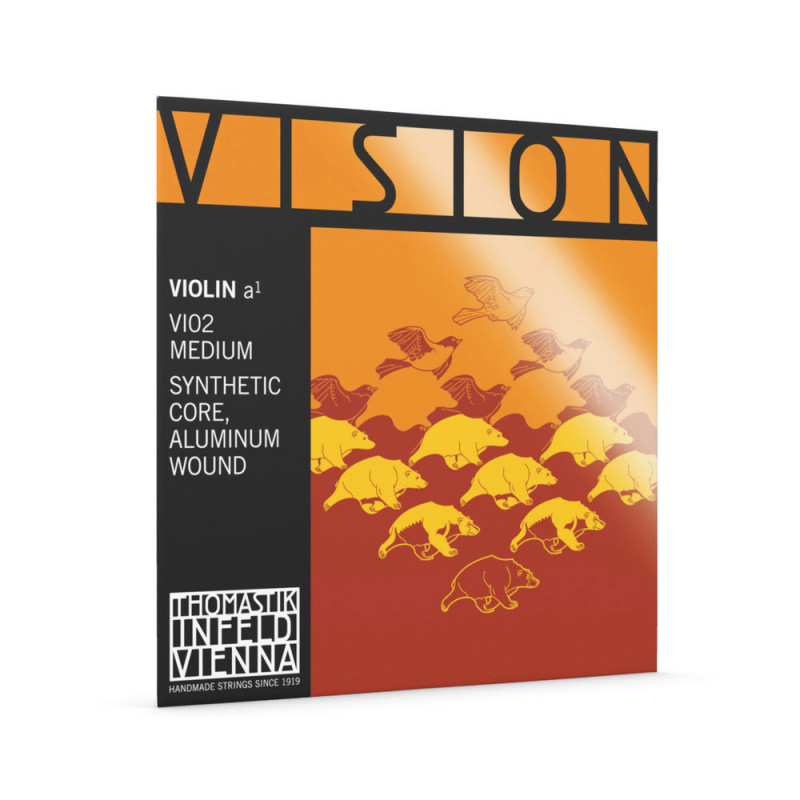 THOMASTIK-INFELD Cordes Violon Vision Noyau synthétique Moyen