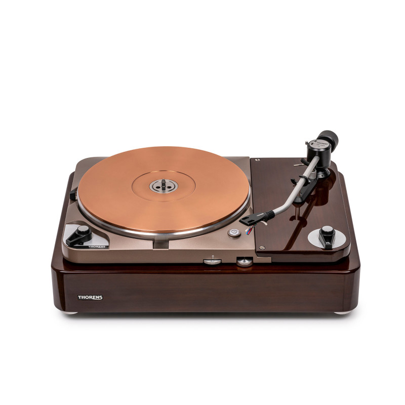 THORENS TD 124 DD EXCLUSIVITE NOYER Platine Vinyle Entrainement Direct - Finition Noyer