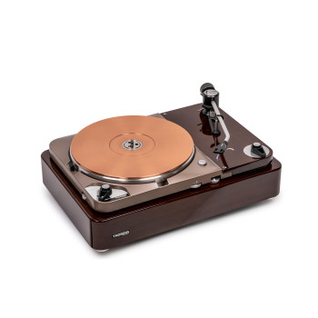 THORENS TD 124 DD EXCLUSIVITE NOYER Platine Vinyle Entrainement Direct - Finition Noyer