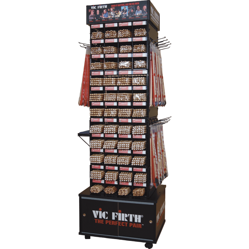 VIC FIRTH PRES44-US présentoir 44 cases vide