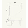 YAMAHA C1X SAW yamaha grand piano noyer satine