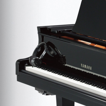YAMAHA C5X Silent SH3 Noir laque