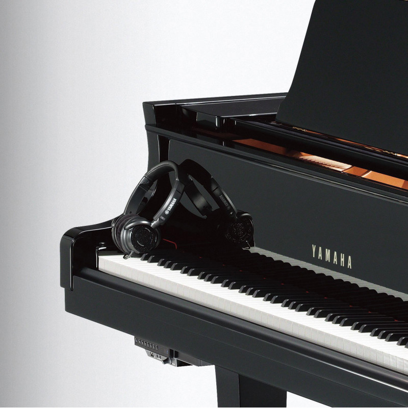 YAMAHA C5X Silent SH3 Noir laque