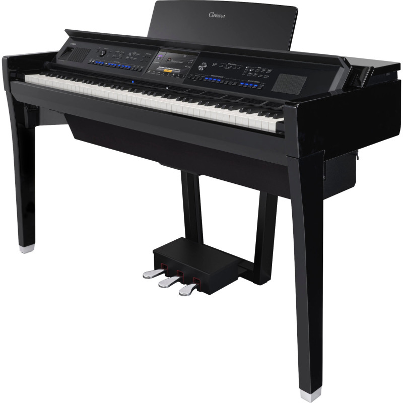 YAMAHA CVP-909 PE CLAVINOVA PIANO ARRANGEUR noir laqué
