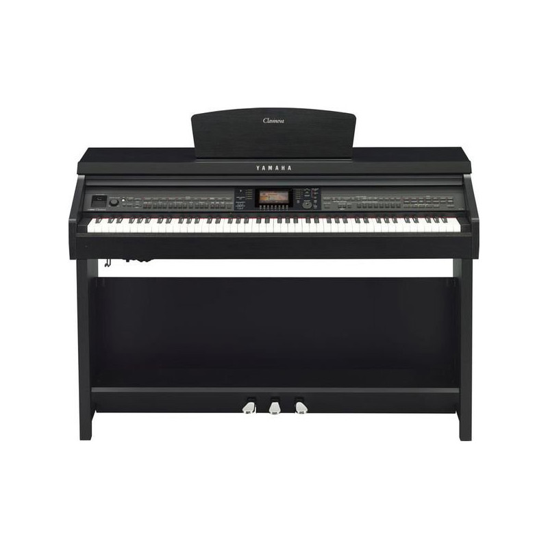 YAMAHA CVP701B clavinova piano cfx/boesen. 88 touches gh3x noyer noir