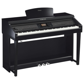 YAMAHA CVP701PE clavinova piano cfx/boesen. 88 touches gh3x laque noir