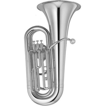 YAMAHA YBB105S tuba si tuba etude argente