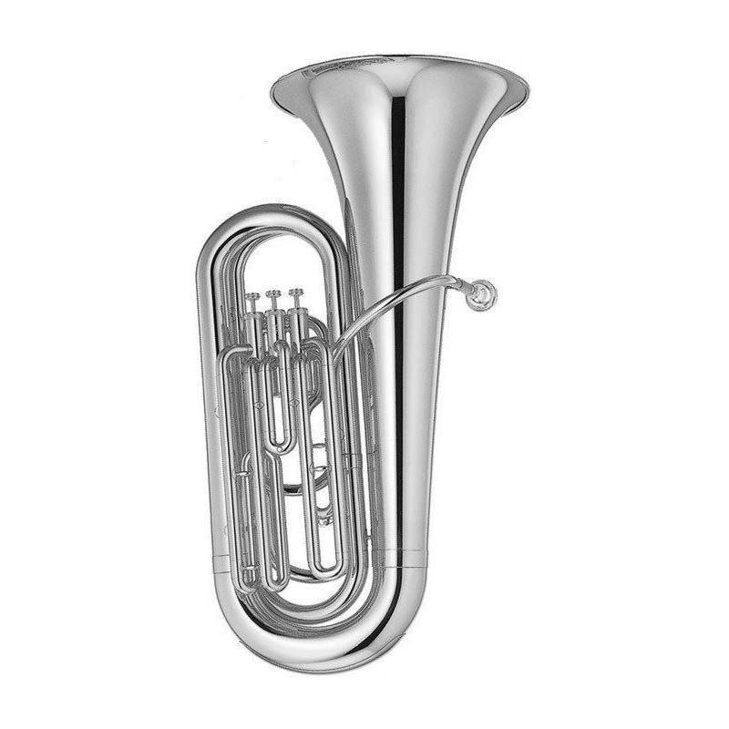 YAMAHA YBB105S tuba si tuba etude argente