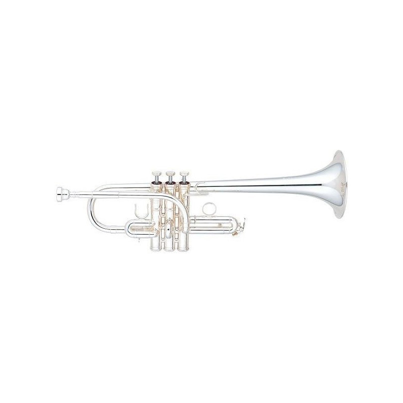 YAMAHA YTR9635 trompette mi/mib custom tromp.prof. 3 pistons/argentee