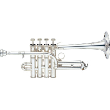 YAMAHA YTR9835 trompette sib/la custom tromp.prof. 4 pistons/argente
