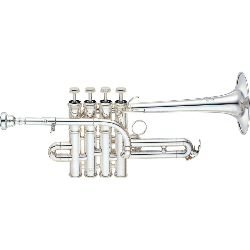 YAMAHA YTR9835 trompette sib/la custom tromp.prof. 4 pistons/argente