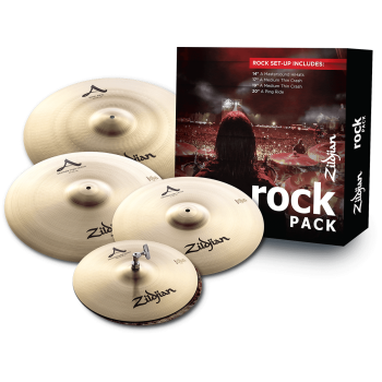 ZILDJIAN A0801R pack rock 14"- 17"- 19"- 20"