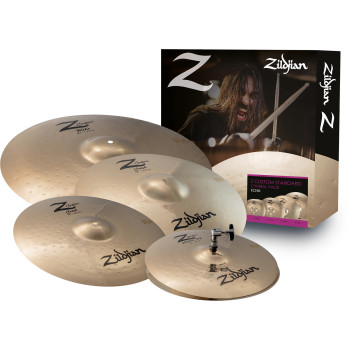 ZILDJIAN ZCSTD pack z custom standard 14"-16"-18"-20"