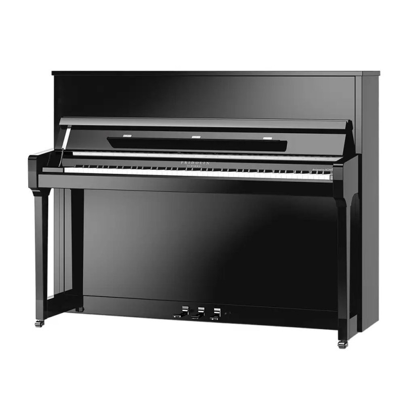 SCHIMMEL International F116 Tradition Noir Laque - Accastillage Chrome