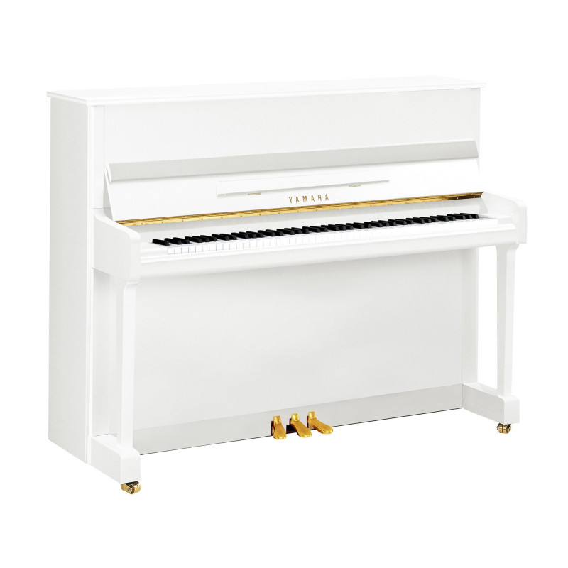 YAMAHA P116 PWH piano droit serie p 1,16m/blanc brillant
