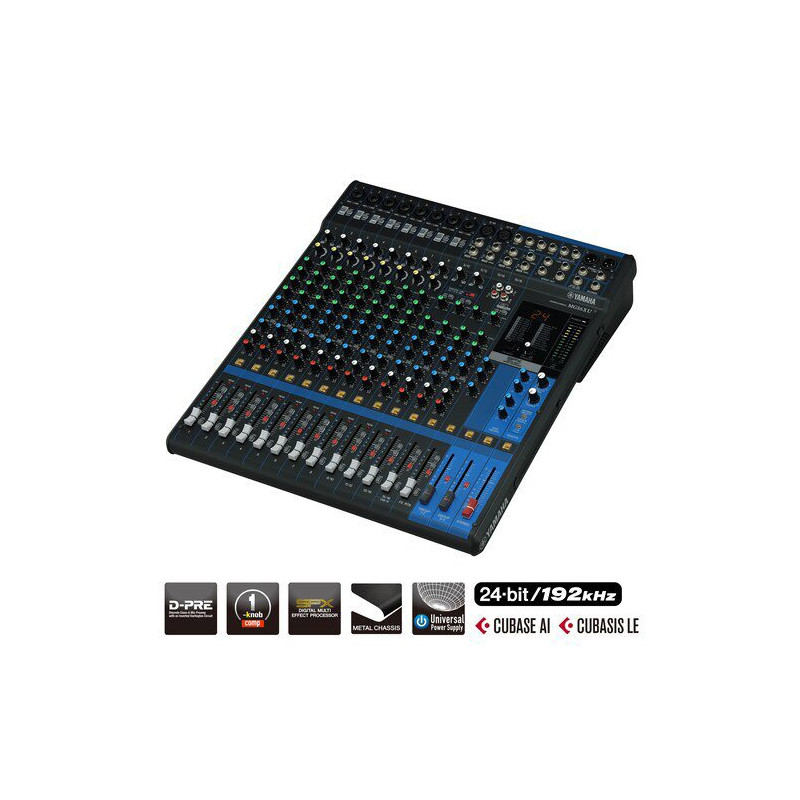 YAMAHA MG16XU console analogique mg16xuyem 16 voies spx